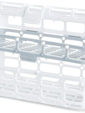 Munchkin White Grid Storage Basket - Durable Home Organizer